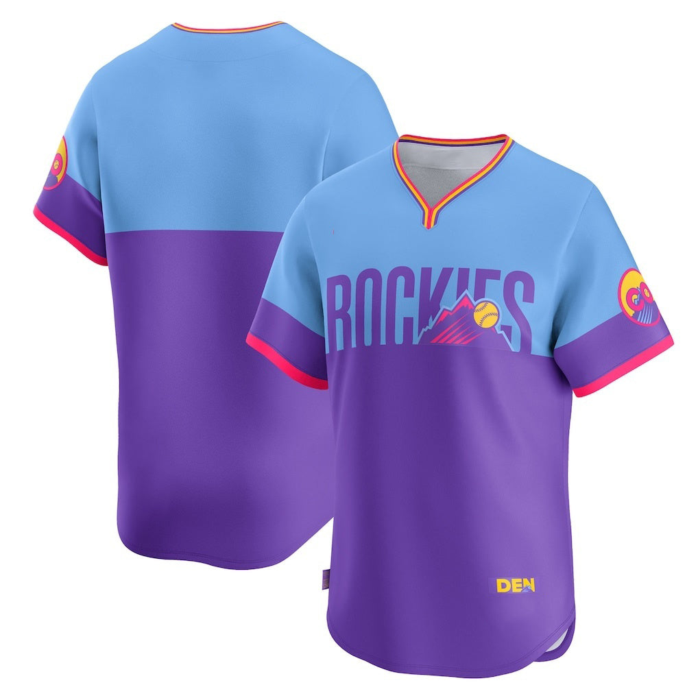Colorado Rockies Purple-Light Blue Jereymy 2025 City Connect Limited Jersey
