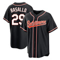 Baltimore Orioles #29 Samuel Basallo Player Black Jereymy Out Home Game Stitched Jerseys