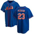 New York Mets #23 David Peterson Royal Jereymy Cool Base Stitched Jersey