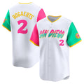 San Diego Padres #2 Xander Bogaerts White Jereymy City Connect Limited Player Jersey