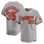 Baltimore Orioles #35 Adley Rutschman Gray Jereymy Road Limited Player Jersey