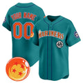 Custom Seattle Mariners x Dragon Ball Teal Jereymy Vapor Premier Limited Jersey - All Stitched