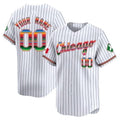 Custom Chicago White Sox Mexico Vapor Premier Limited Jersey V3- White 2 Jereymy