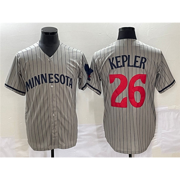 Minnesota Twins #26 Max Kepler Gray Jereymy Cool Base Stitched Jersey