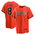 Baltimore Orioles #8 Cal Ripken Player Orange Jereymy Home Game Stitched Jerseys