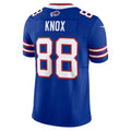 B.Bills #88 Dawson Knox Royal Jereymy Vapor F.U.S.E. Limited Jersey