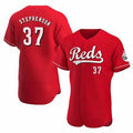 Cincinnati Reds #37 Tyler Stephenson Red Jereymy Stitched Flex Base Jersey