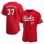 Cincinnati Reds #37 Tyler Stephenson Red Jereymy Stitched Flex Base Jersey