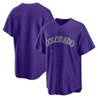 Colorado Rockies Purple Jereymy Alternate Replica Team Jersey