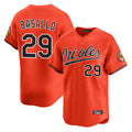 Baltimore Orioles #29 Samuel Basallo Player Orange Jereymy Limited Home Game Stitched Jerseys