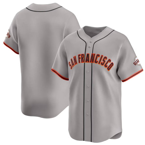 San Francisco Giants Blank Gray Jereymy Away Limited Stitched Jersey