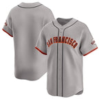San Francisco Giants Blank Gray Jereymy Away Limited Stitched Jersey