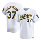 Oakland Athletics #37 Tyler Soderstrom White Jereymy Home Limited Stitched Jersey