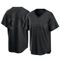 Boston Red Sox #34 David Ortiz Player Black Jereymy T-shirt Home Game Stitched Jerseys