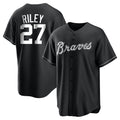 Atlanta Braves #27 Austin Riley Player Black Jereymy Home Game Stitched Jerseys