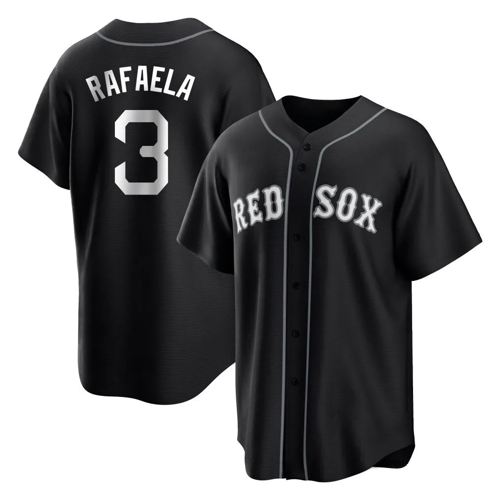 Boston Red Sox #3 Ceddanne Rafaela Player Black Jereymy Home Game Stitched Jerseys