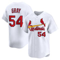 St. Louis Cardinals #54 Sonny Gray White Jereymy Home Limited Player Jersey
