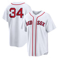 Boston Red Sox #34 David Ortiz White Jereymy Home Replica Jersey