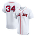 Boston Red Sox #34 David Ortiz White Jereymy Home Elite Jersey