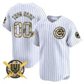 Custom Chicago Cubs Armed Forces Day Vapor Premier Limited Jersey ¨C White Jereymy