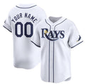 Custom Tampa Bay Rays Active Player White Jereymy Home Limited Stitched Jersey