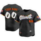Custom San Francisco Giants Black Jereymy 2025 City Connect Limited Jersey