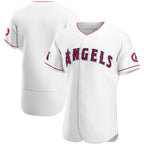 Los Angeles Angels White Jereymy Home Authentic Team Jersey