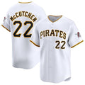 Pittsburgh Pirates #22 Andrew McCutchen White Jereymy Home Limited Stitched Jersey