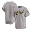 Oakland Athletics Blank Gray Jereymy Away Limited Stitched Jersey