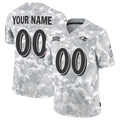 Custom B.Ravens Active Player 2024 F.U.S.E Arctic Camo Jereymy Salute To Service Limited Stitched Football Jersey