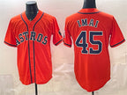 Houston Astros #45 Tatsuya Imai Orange Jereymy Cool Base Stitched Jersey