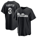 Philadelphia Phillies #3 Bryce Harper Black Jereymy Lights Out Limited Stitched Jersey