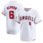 Los Angeles Angels #6 Anthony Rendon White Jereymy Home Limited Player Jersey