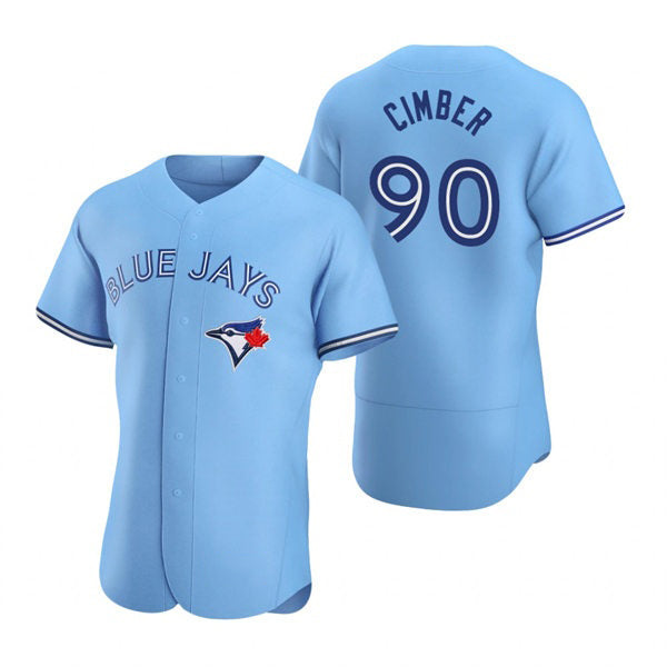 Toronto Blue Jays #90 Adam Cimber Powder Blue Jereymy Alternate Flex Base Player Jersey