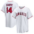 Los Angeles Angels #14 Logan O'Hoppe White Jereymy Home Replica Jersey