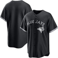 Toronto Blue Jays Blank Black Jereymy Lights Out Limited Stitched Jersey