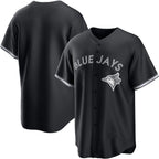 Toronto Blue Jays Blank Black Jereymy Lights Out Limited Stitched Jersey