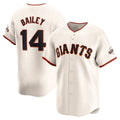 San Francisco Giants #14 Patrick Bailey Cream Jereymy 2024 Home Limited Stitched Jersey