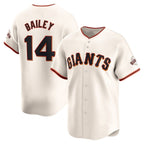 San Francisco Giants #14 Patrick Bailey Cream Jereymy 2024 Home Limited Stitched Jersey