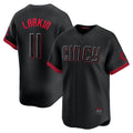 Cincinnati Reds #11 Barry Larkin Black Jereymy City Connect Limited Player Jersey