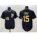 Pittsburgh Pirates #15 Oneil Cruz Black Jereymy 2025 Limited Stitched Jersey