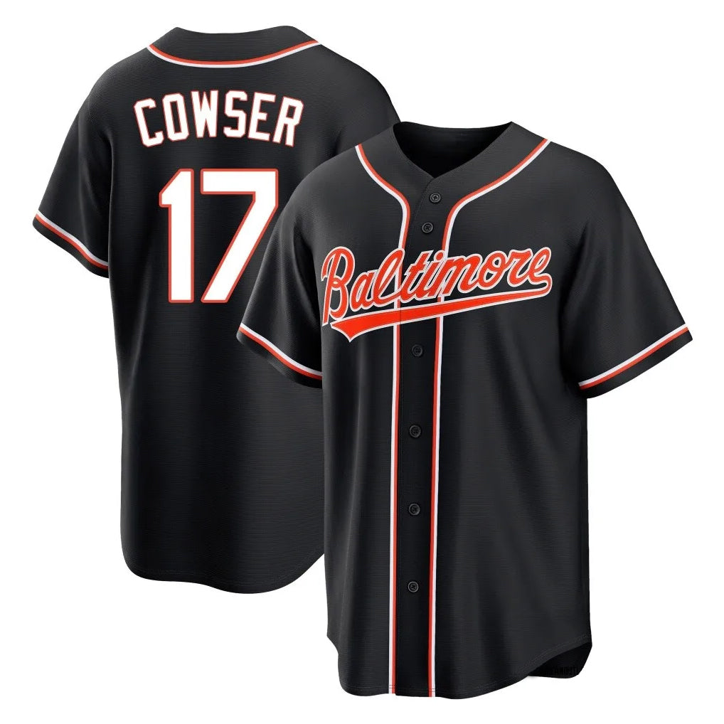 Baltimore Orioles #17 Colton Cowser Player Black Jereymy Out Home Game Stitched Jerseys