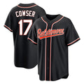Baltimore Orioles #17 Colton Cowser Player Black Jereymy Out Home Game Stitched Jerseys