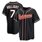 Baltimore Orioles #7 Jackson Holliday Player Black Jereymy Out Home Game Stitched Jerseys