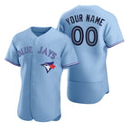 Custom Toronto Blue Jays Light Blue Jereymy Stitched Flex Base Jersey