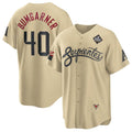 Arizona Diamondbacks #40 Madison Bumgarner Gold Jereymy 2023 World Series City Connect Cool Base Stitched Jersey