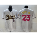 San Diego Padres #23 Fernando Tatis Jr White Jereymy NEW 2023 City Connect Cool Base Stitched Jersey