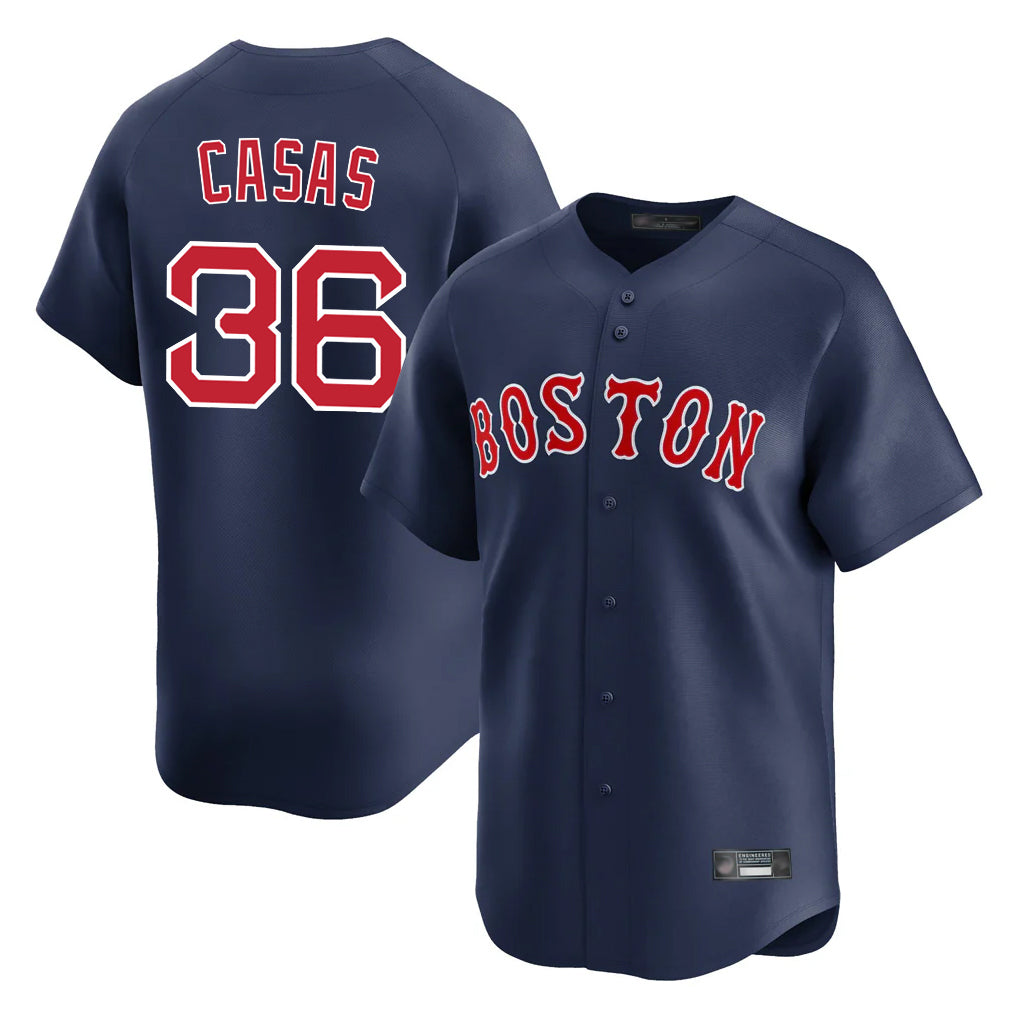 Boston Red Sox #36 Triston Casas Player Navy Jereymy Limited Home Game Stitched Jerseys1