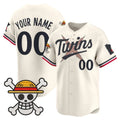Custom Minnesota Twins x One Piece Cream Jereymy Vapor Premier Limited Jersey - Stitched