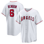 Los Angeles Angels #6 Anthony Rendon White Jereymy Home Replica Player Name Jersey